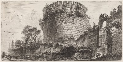 Tomb of Metella Called Capo di Bove by Giovanni Battista Piranesi