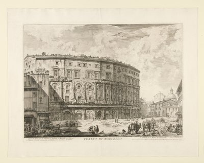 Theater of Marcellus, from Vedute di Roma by Giovanni Battista Piranesi