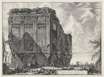 Temple of Salus near Rome by Giovanni Battista Piranesi