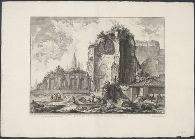 Temple of Venus and Roma in Rome by Giovanni Battista Piranesi