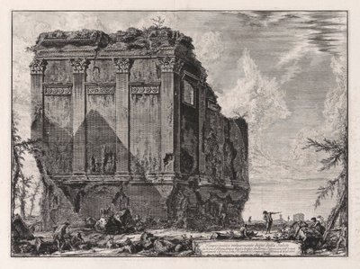 Ancient Temple Commonly Called the Temple of Health on the Via... by Giovanni Battista Piranesi