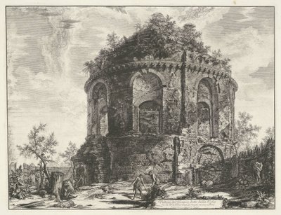 Temple of the Cough near Tivoli by Giovanni Battista Piranesi