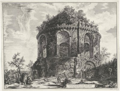 Temple of Tosse near Tivoli by Giovanni Battista Piranesi