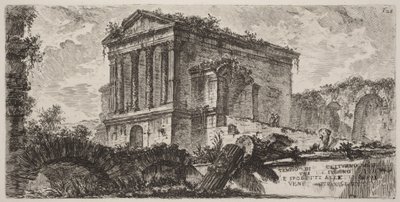 Temple of Clitumnus between Foligno and Spoleto by Giovanni Battista Piranesi