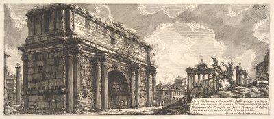 The Arch of Septimius Severus by Giovanni Battista Piranesi
