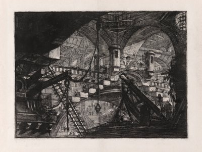 The Arch with a Shell Ornament, plate 11 from Prisons by Giovanni Battista Piranesi
