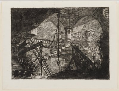 The Arch with the Shell Ornament by Giovanni Battista Piranesi