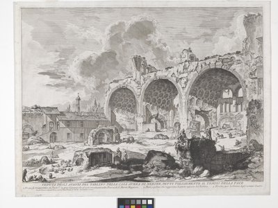 The Basilica Of Constantine by Giovanni Battista Piranesi