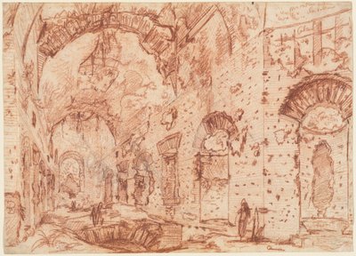 The "Canopus" of the Villa Adriana at Tivoli by Giovanni Battista Piranesi