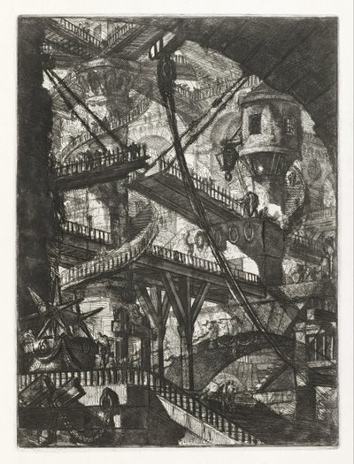 The Drawbridge, plate VII from the series Carceri d