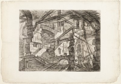 The Gothic Arch, plate 14 from Imaginary Prisons by Giovanni Battista Piranesi