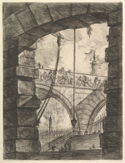 The Grand Piazza, from Imaginary Prisons by Giovanni Battista Piranesi