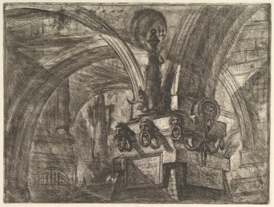 The Pier with a Lamp, from Imaginary Prisons by Giovanni Battista Piranesi