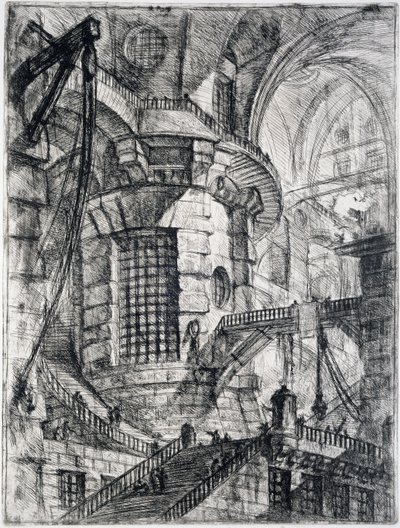 The Round Tower, plate III from Carceri d