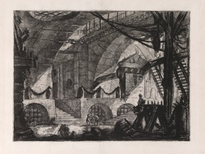 The Sawhorse, Plate 12 from Carceri d