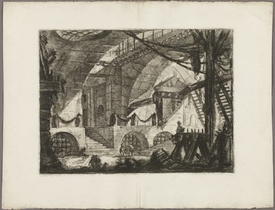 The Sawhorse, plate 12 from Imaginary Prisons by Giovanni Battista Piranesi