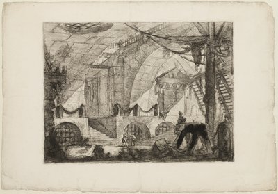 The Sawhorse (plate 12 from Imaginary Prisons) by Giovanni Battista Piranesi