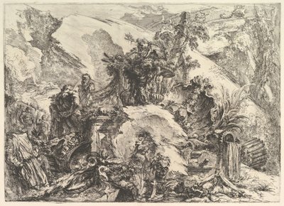 The Skeletons, from Grotteschi by Giovanni Battista Piranesi