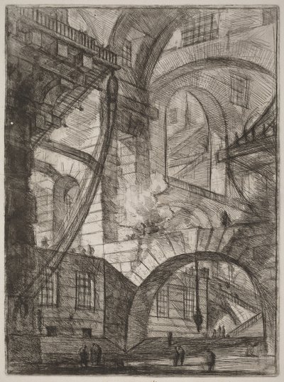 The Smoking Fire by Giovanni Battista Piranesi