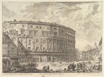 The Theatre of Marcellus by Giovanni Battista Piranesi