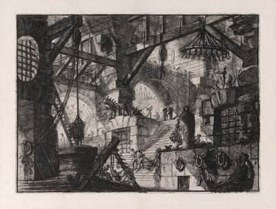 The Well, plate 13 from Carceri by Giovanni Battista Piranesi