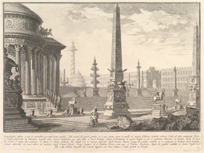 The ancient Capitol ascended by approximately one hundred steps by Giovanni Battista Piranesi