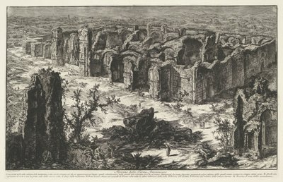 Baths of Caracalla in Rome by Giovanni Battista Piranesi