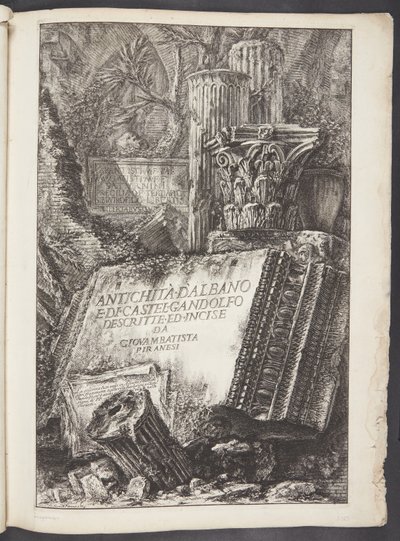 Title Page by Giovanni Battista Piranesi