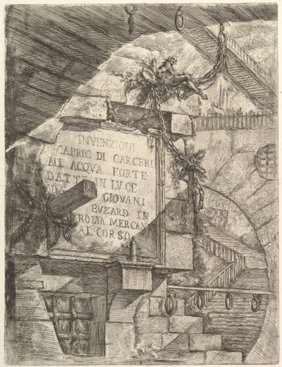 Title Page, from Carceri d
