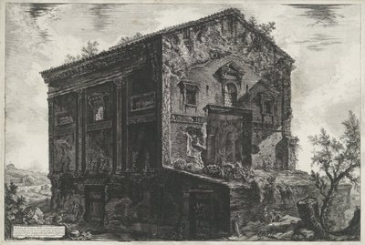 Tomb of Aspasia Annia Regilla in Rome (series title: Views of Rome) by Giovanni Battista Piranesi