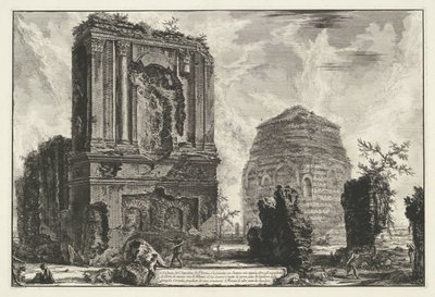 Tombs of Licinianus Piso and the Cornelius Family along the Via Appia by Giovanni Battista Piranesi