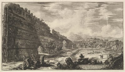 View of the Remains of the Castro Pretorio in the Villa Adriana at Tivoli, 1770 by Giovanni Battista Piranesi