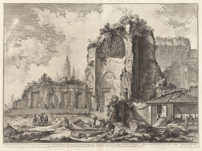 View of the Remains of Two Tricliniums Belonging to Nero