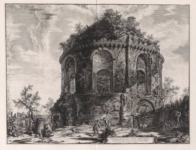 View of the so-called Temple of the Cough on the Via Tiburtina, a Mile from Tivoli, from Views of Rome by Giovanni Battista Piranesi