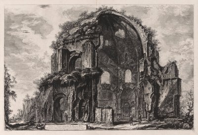 View of the Octagonal Temple of Minerva Medica (now considered to have been a nymphaeum in the Horti Liciniani or Gardens of Licinius), from Views of Rome by Giovanni Battista Piranesi
