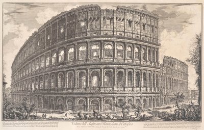 View of the Flavian Amphitheater Known as the Colosseum by Giovanni Battista Piranesi