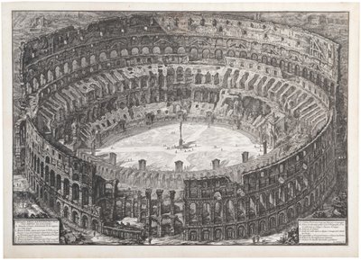 View of the Flavian Amphitheater Called the Colosseum by Giovanni Battista Piranesi