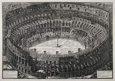 View of the Flavian Amphitheater Known as the Colosseum by Giovanni Battista Piranesi