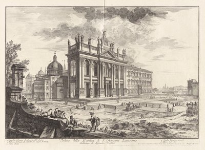 View of the Basilica of San Giovanni Laterano, from Views of Rome by Giovanni Battista Piranesi