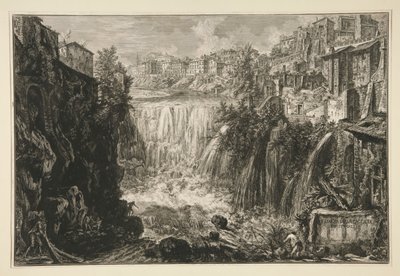 View of the Grand Cascade at Tivoli, from Vedute di Roma by Giovanni Battista Piranesi