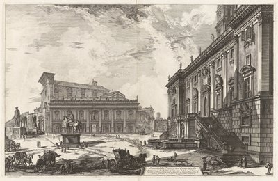 View of the Piazza del Campidoglio, from Views of Rome by Giovanni Battista Piranesi