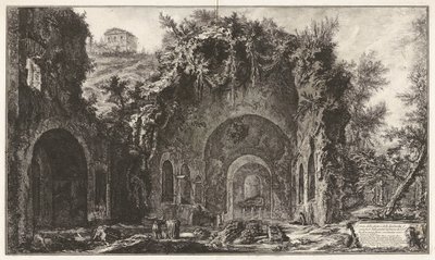 View of the Fountain and the Caves of... by Giovanni Battista Piranesi