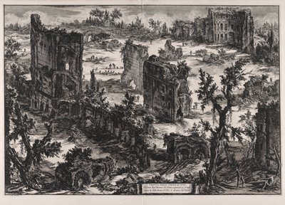 View of the Baths of Titus, from Views of Rome by Giovanni Battista Piranesi