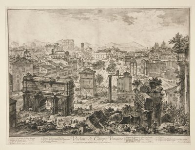 View of the Campo Vaccino, from Views of Rome by Giovanni Battista Piranesi