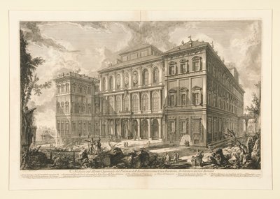View of the Quirinal Hill and the Palace by Giovanni Battista Piranesi
