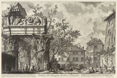 View with the Temple of Jove by Giovanni Battista Piranesi
