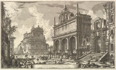 View of the Fountainhead of the Acqua Felice, from Roman Views by Giovanni Battista Piranesi