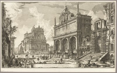 View of the Fountainhead of the Acqua Felice, from Views of Rome by Giovanni Battista Piranesi