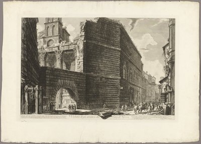 View of the Remains of the Forum of Nerva, from 