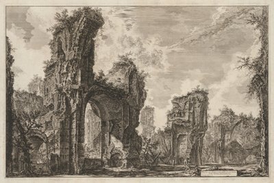 Views of Rome: Rovine del Sisto o sia della gran sala delle Terme Antoniniane by Giovanni Battista Piranesi